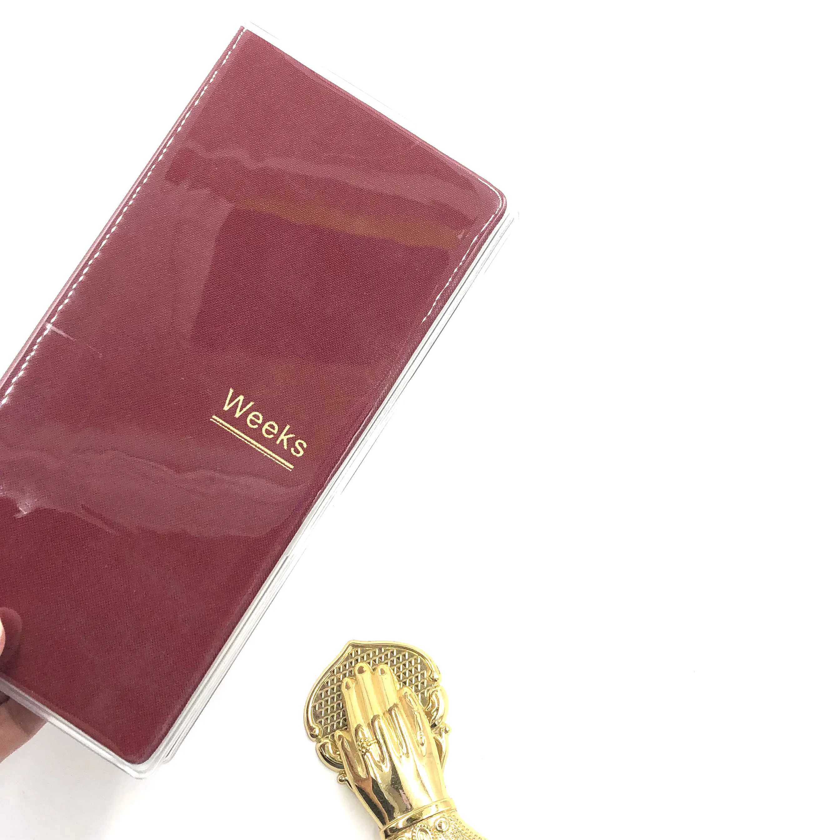 Fromthenon Notebook Protective Cover Weeks Planner Diary Transparent Diary Book Accessories School Supplies Office Stationery