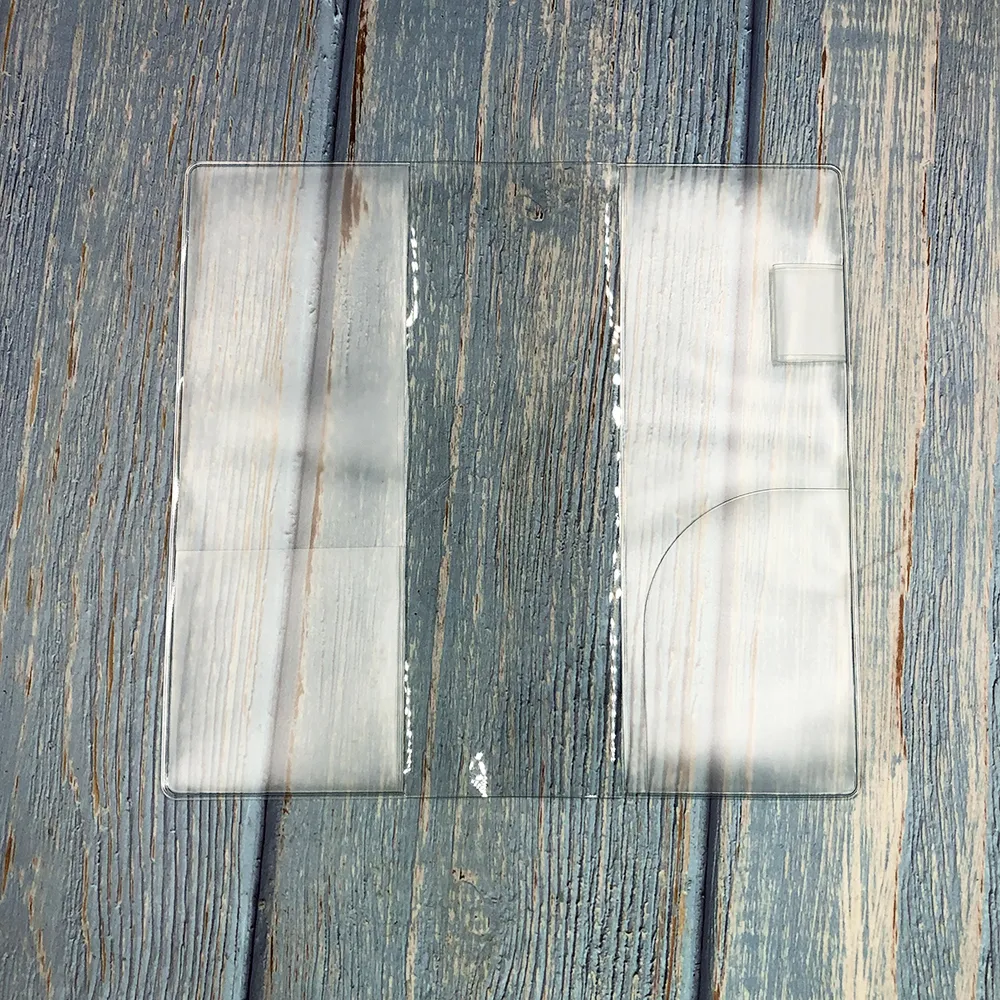 Fromthenon Notebook Protective Cover Weeks Planner Diary Transparent Diary Book Accessories School Supplies Office Stationery