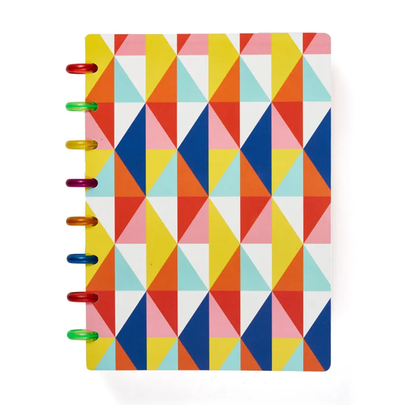 Fromthenon Flamingo Discbound Notebooks Covers Dics Ring Mushroom Hole Notebook Cover Planner Accessories Office Stationery