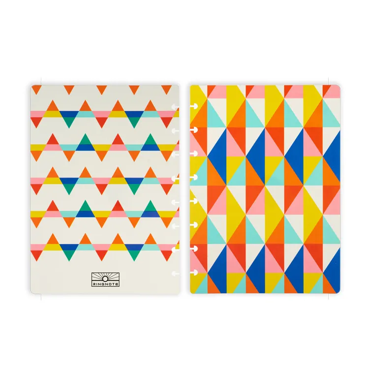 Fromthenon Flamingo Discbound Notebooks Covers Dics Ring Mushroom Hole Notebook Cover Planner Accessories Office Stationery
