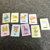 Early Baby Children's Education Flash Cards English Word Recognition Cards Color Visual Flash Cards Teaching Tools