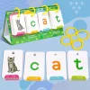 129Pcs Sight Words List English Educational Flash Cards Vocabulary Building High Frequency Words Teacher Teaching Kids Toys 2025