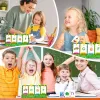 129Pcs Sight Words List English Educational Flash Cards Vocabulary Building High Frequency Words Teacher Teaching Kids Toys 2025
