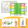 129Pcs Sight Words List English Educational Flash Cards Vocabulary Building High Frequency Words Teacher Teaching Kids Toys 2025