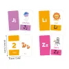 58PCS ABC Alphabet Flashcards Montessori Early Education Toys Baby  Shapes Animals Learning Cards Games Puzzles For Kids Gifts