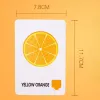 36pcs Children Cognition Cards Body Parts Animal Fruits Double Side Flashcards Montessori Baby Kids Early Educational Toys Gifts
