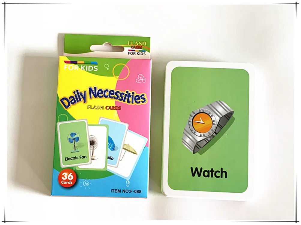 36pcs Children Cognition Cards Body Parts Animal Fruits Double Side Flashcards Montessori Baby Kids Early Educational Toys Gifts