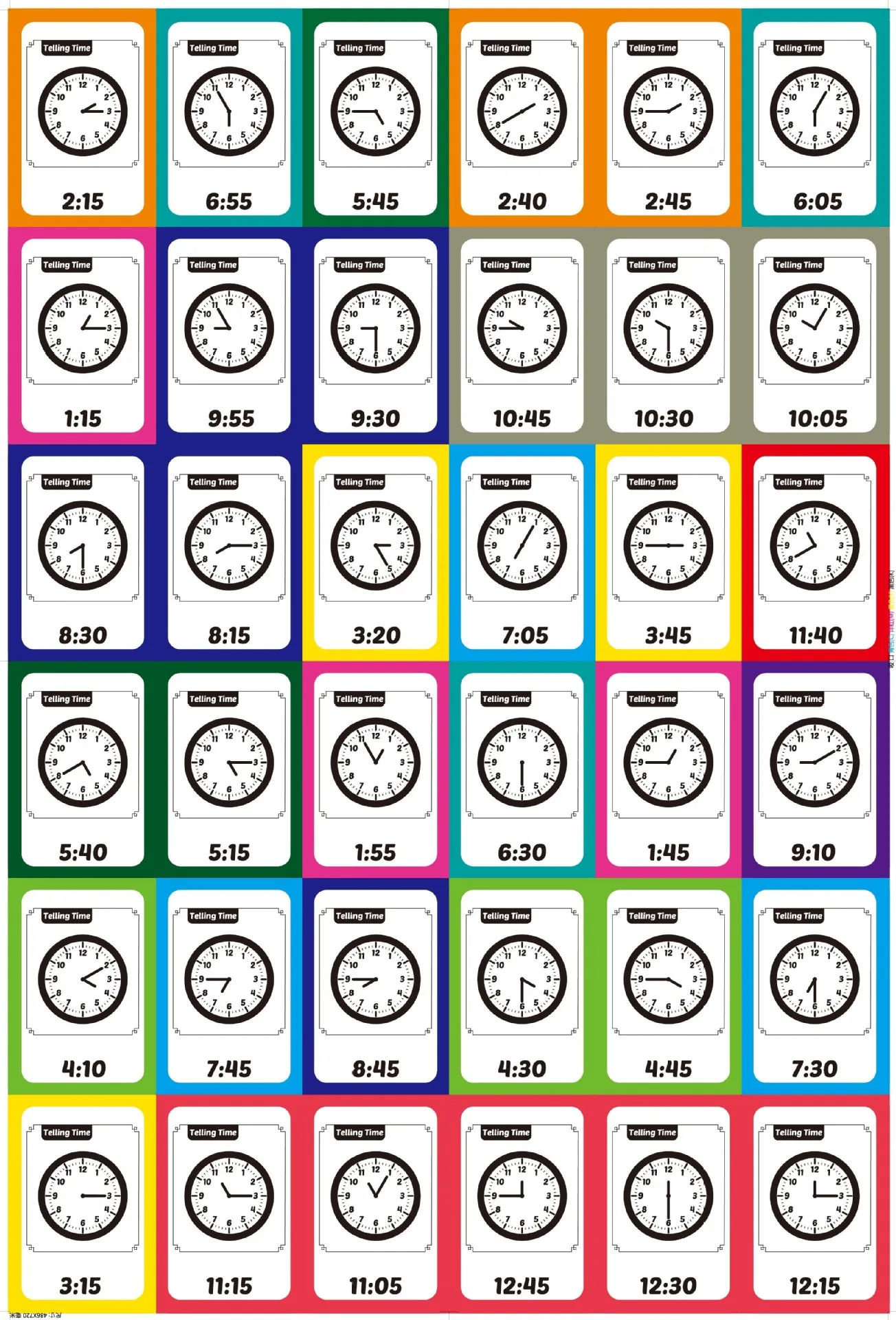 36pcs Children Cognition Cards Body Parts Animal Fruits Double Side Flashcards Montessori Baby Kids Early Educational Toys Gifts