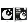 Montessori Baby Visual Stimulation Cards High Contrast Flash Card Infant Gift For Children Cognition Toy