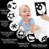 Baby Visual Stimulation Cards Montessori High Contrast Flash Card Infant Visual Early Education Learning Toys For Newborn Gifts