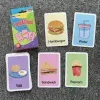 36pcs Children Cognition Cards Body Parts Animal Fruits Double Side Flashcards Montessori Baby Kids Early Educational Toys Gifts