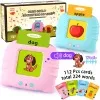 Talking Flash Cards Alphabet Pocket Speech Toys Therapy Autism Sensory Toys for Kids Early Educational Toy English Flashcards