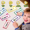 Word Family Build Book Kindergarten Sight Word Flash Cards Learn To Read Phonics Flash Cards Read and Rhyme Flip Activity Book