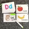 Flash Cards Alphabet Double Sided Flash Cards Toddlers ABC Letters Learning Toy Educational Preschool Kids Children Flashcards