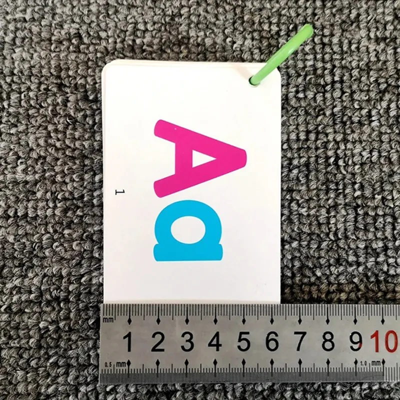 Flash Cards Alphabet Double Sided Flash Cards Toddlers ABC Letters Learning Toy Educational Preschool Kids Children Flashcards