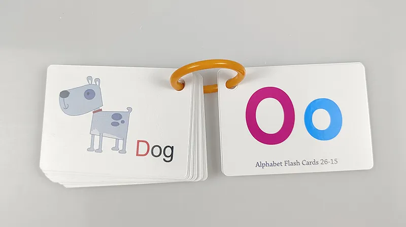 Flash Cards Alphabet Double Sided Flash Cards Toddlers ABC Letters Learning Toy Educational Preschool Kids Children Flashcards