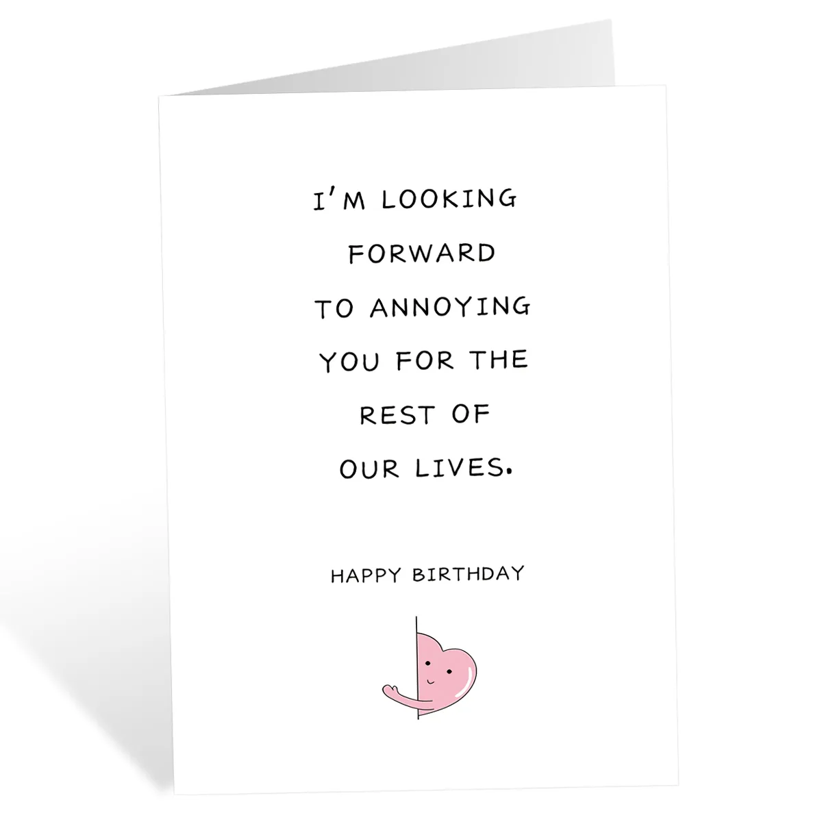 1PC,Romantic Birthday Cards For Girlfriend Wife,Birthday Card For Husband Boyfriend,Love Birthday Card For Him Her Men Women