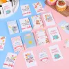 30PCS 9x5.4cm Cartoon Animal Happy Birthday Cards Greeting Labels Message Postcard Invitations Cardstock Package Insert