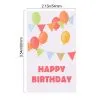 30PCS 9x5.4cm Cartoon Animal Happy Birthday Cards Greeting Labels Message Postcard Invitations Cardstock Package Insert