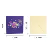 1pcHappy Birthday Card Fireworks 3D Pop Up Cake Light and Music Happy Birthday Card Gift Greeting Card for Husband Kids Wife Mom