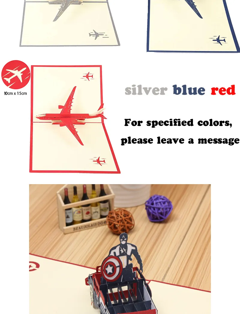 Hot 3D Pop UP Happy Birthday Cards Invitation Cake Greeting Card Business Kids Gift Tourist Postcard for Friend Dad Mom Present