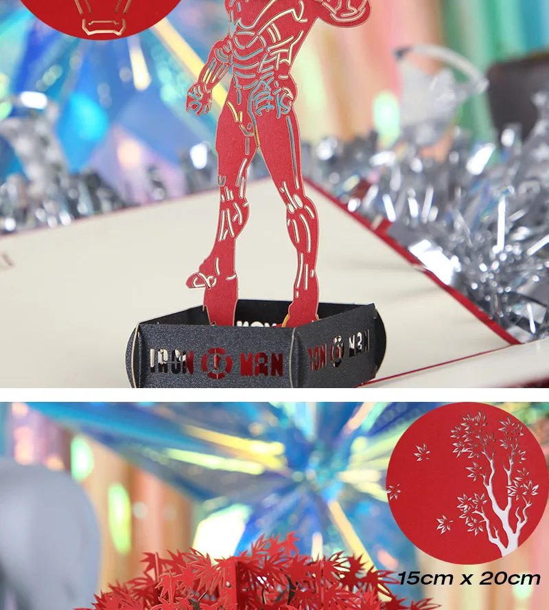 Hot 3D Pop UP Happy Birthday Cards Invitation Cake Greeting Card Business Kids Gift Tourist Postcard for Friend Dad Mom Present