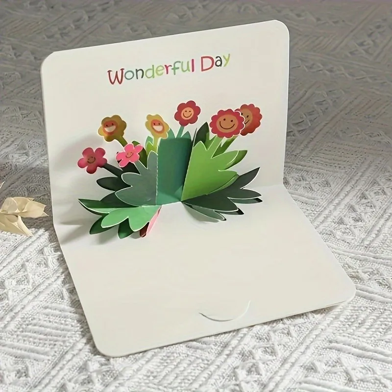 3D Pop-Up Birthday Card with Envelope Birthday Greeting Cards Perfect Party Supplies Great Gift to Family Friends Lovers