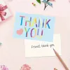 50/100pcs Thank You Card Commercial Decorative Label Card Gift Packaging Thank You Card Gift Packaging Thank You Message Card