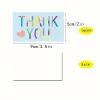 50/100pcs Thank You Card Commercial Decorative Label Card Gift Packaging Thank You Card Gift Packaging Thank You Message Card