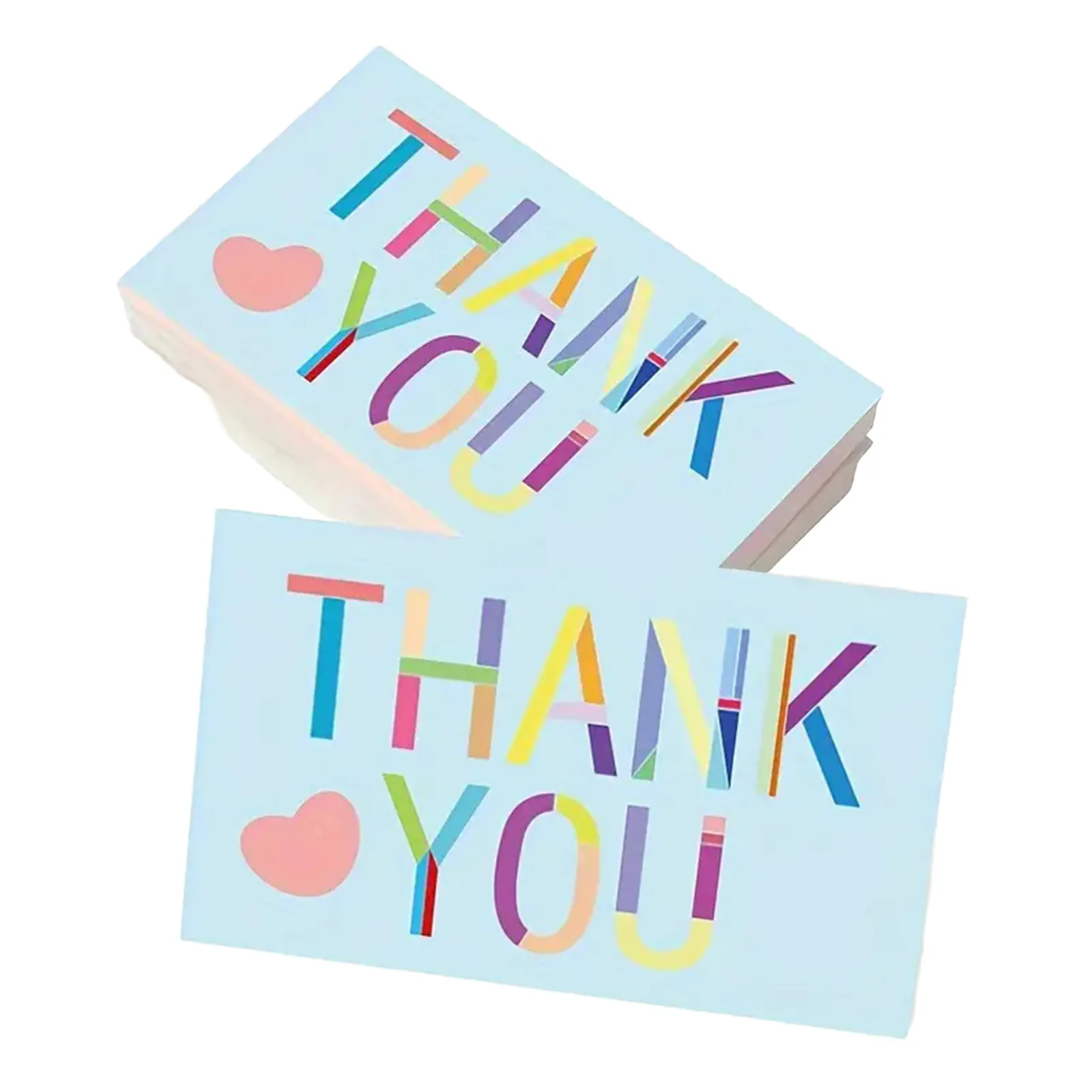 50/100pcs Thank You Card Commercial Decorative Label Card Gift Packaging Thank You Card Gift Packaging Thank You Message Card