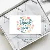 50pcs Thank You Cards Small Business Supplies for DIY Gift Packaging,Thank You Card Gift Decoration Appreciate Card for Shoper