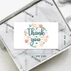 50pcs Thank You Cards Small Business Supplies for DIY Gift Packaging,Thank You Card Gift Decoration Appreciate Card for Shoper