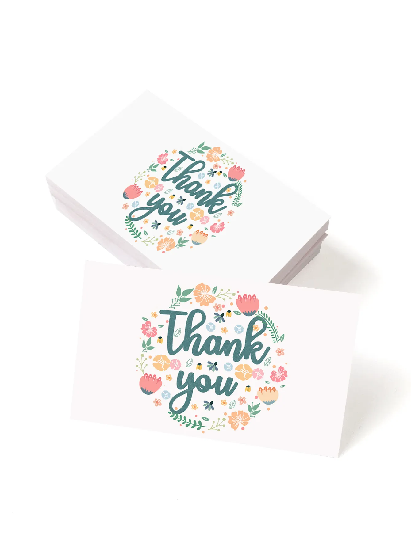 50pcs Thank You Cards Small Business Supplies for DIY Gift Packaging,Thank You Card Gift Decoration Appreciate Card for Shoper