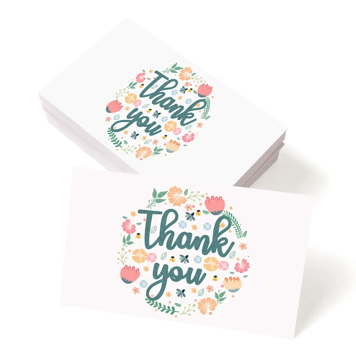 50pcs Thank You Cards Small Business Supplies for DIY Gift Packaging,Thank You Card Gift Decoration Appreciate Card for Shoper