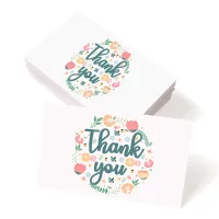 50pcs Thank You Cards Small Business Supplies for DIY Gift Packaging,Thank You Card Gift Decoration Appreciate Card for Shoper
