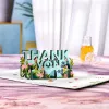 Thank You Card Pop-Up 3D Greeting Cards for Thanksgiving Mothers Fathers Day Gratuation Anniversary Valentines