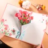 Thank You Card Pop-Up 3D Greeting Cards for Thanksgiving Mothers Fathers Day Gratuation Anniversary Valentines