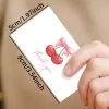 50pcs Adorable Cherry Thank You Cards,For Party Favors,Small Business Retail Gift Wrapping Cards,Online Store Packaging Inserts