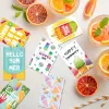 26pcs/set Hawaiian Fold Greeting Cards with Envelopes Summer Party DIY Gift Card Summer Ice Cream Themed Birthday Decorations