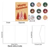 26pcs/set Merry Christmas Fold Greeting Cards with Envelopes Xmas Party DIY Gift Card New Year Party Decorations Navidad Noel