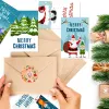 26pcs/set Merry Christmas Fold Greeting Cards with Envelopes Xmas Party DIY Gift Card New Year Party Decorations Navidad Noel