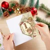 12pc Vintage-Inspired Postcards for Christmas & New Year,Happy New Year Greeting Card,Wall Collage Kit,Home Christmas Decoration