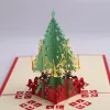 3D Pop UP Santa Cards Marry Christmas Greeting Cards Party Invitations Gifts New Year Greeting Card Anniversary Gifts Postcard