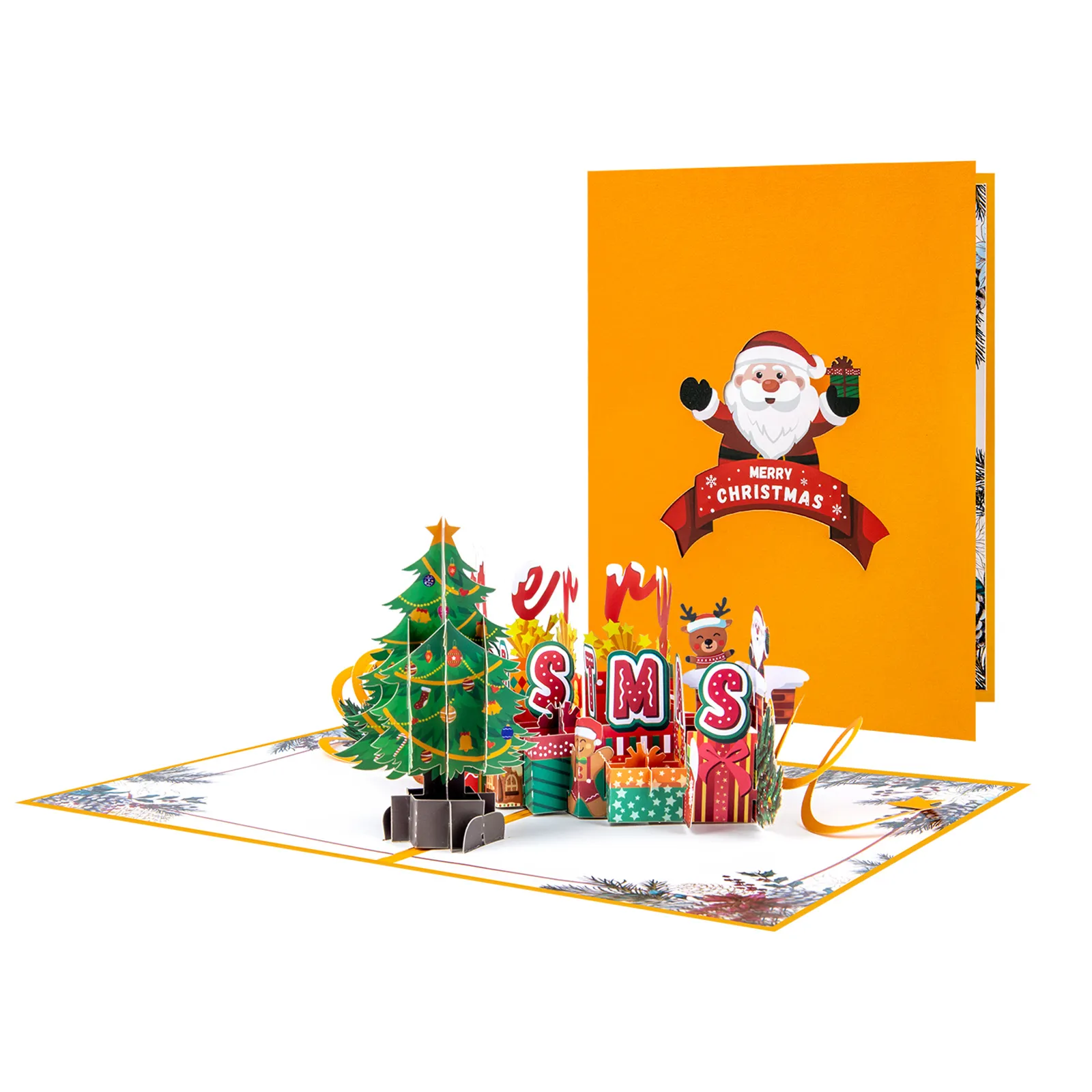 Pop Up Christmas Card, 3D Holidays Greeting Cards, New Year Card