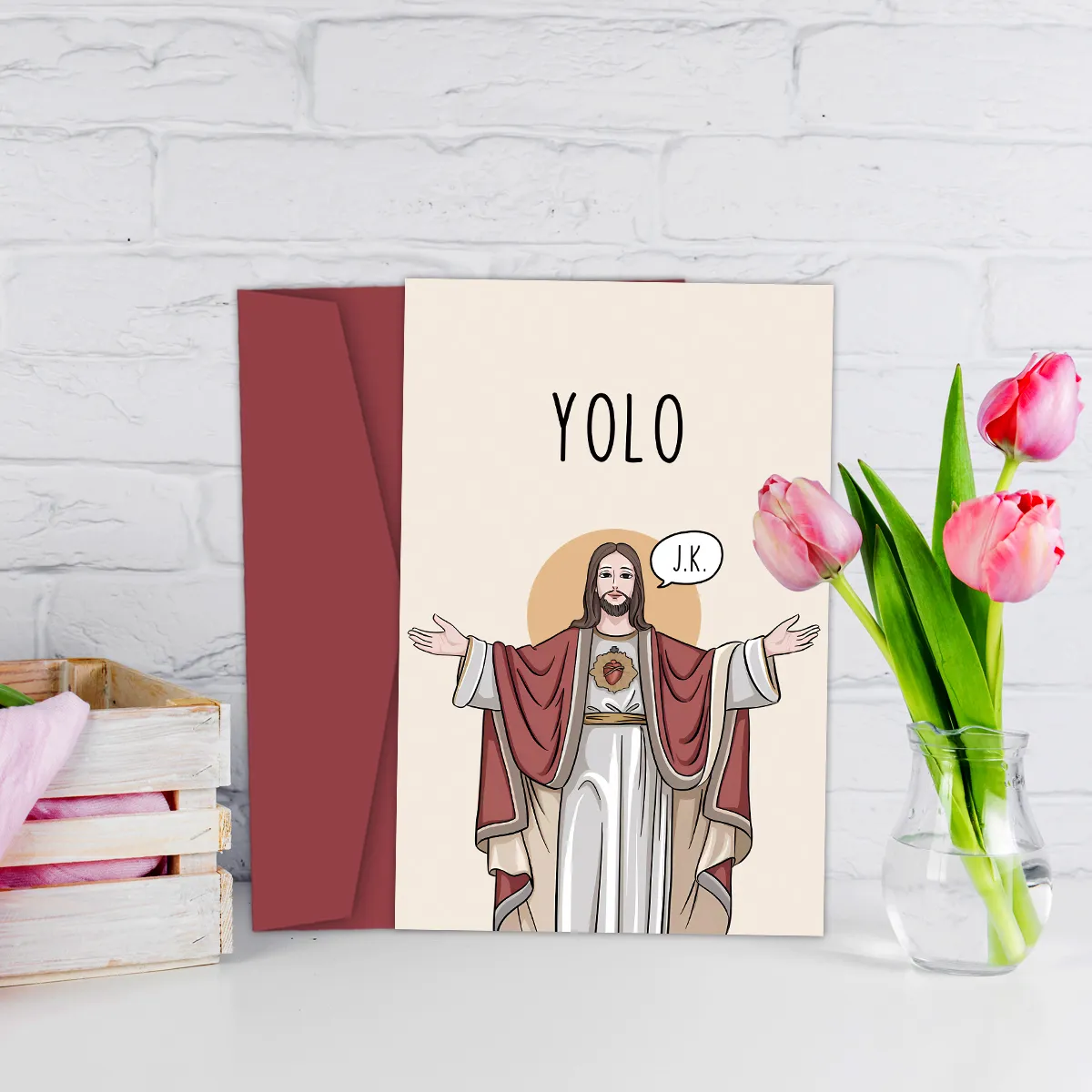 1PC,Funny Creative Greetings Jesus Easter Cards, Small Business Supplies, Thank You Cards, Cards, Unusual Items, Gift Cards