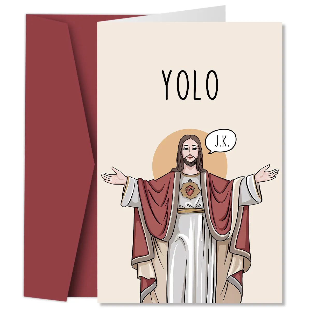 1PC,Funny Creative Greetings Jesus Easter Cards, Small Business Supplies, Thank You Cards, Cards, Unusual Items, Gift Cards