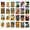 12/24pcs Halloween Pumpkin Ghost Greeting Cards Party Invitations Postcard Card Kids Gift Happy Halloween Party Supplies
