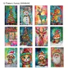 JAIIMAN 44pcs Card and Sticker set for Holiday,Halloween,Christmas,Harvest,Thanksgiving,Xmas with Snowman,Pumpkin Pattern for