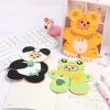 12Pcs Cratoon Animal Theme Folding Greeting Card Invitations Gift Card for Kids Birthday Baby Shower Back To Shool Party Decor