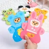 12Pcs Cratoon Animal Theme Folding Greeting Card Invitations Gift Card for Kids Birthday Baby Shower Back To Shool Party Decor